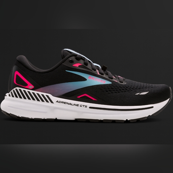 Brooks Adrenaline GTS 23 Women’s Running Shoes – Black / Pink / Blue SZ 7.5 - Picture 6 of 12